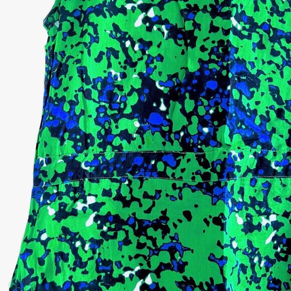 Nué Notes Green Print Koda Cotton Dress - Picture 9 of 12